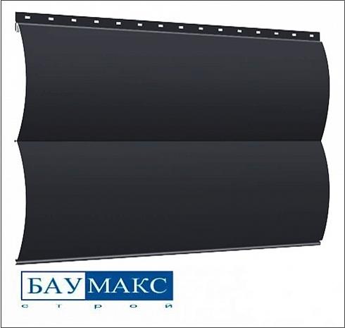 Сайдинг металлический БРЕВНО Черный RAL 9005 Полиэстер